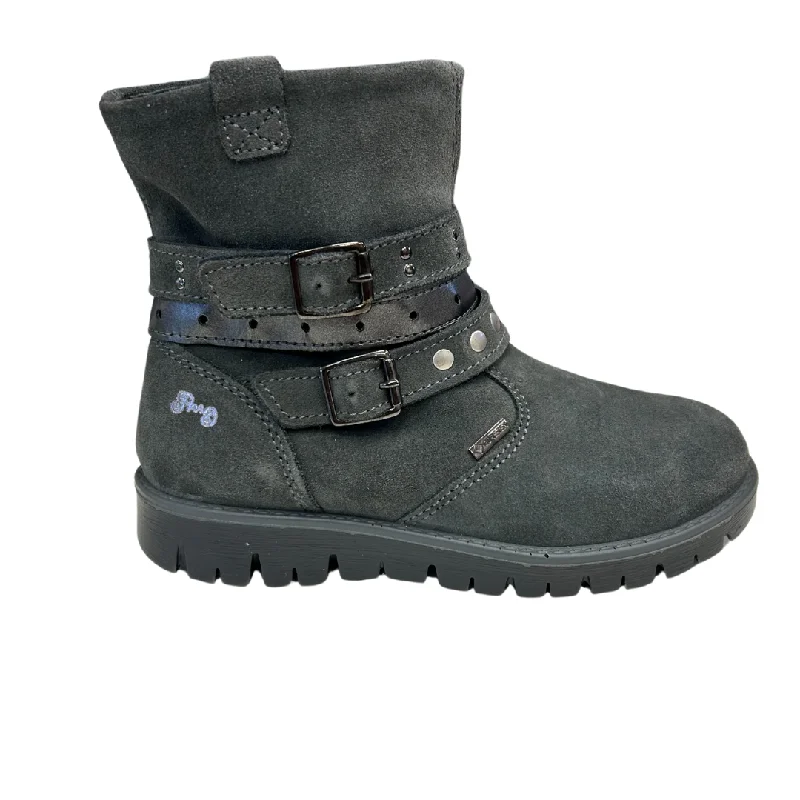 Primigi 83687 Girls Grey Buckle Waterproof Boot