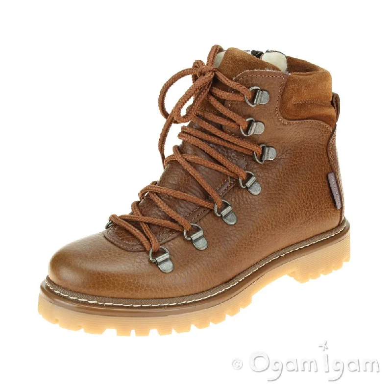 Angulus Tex Boot Boys Girls Waterproof Cognac Boot