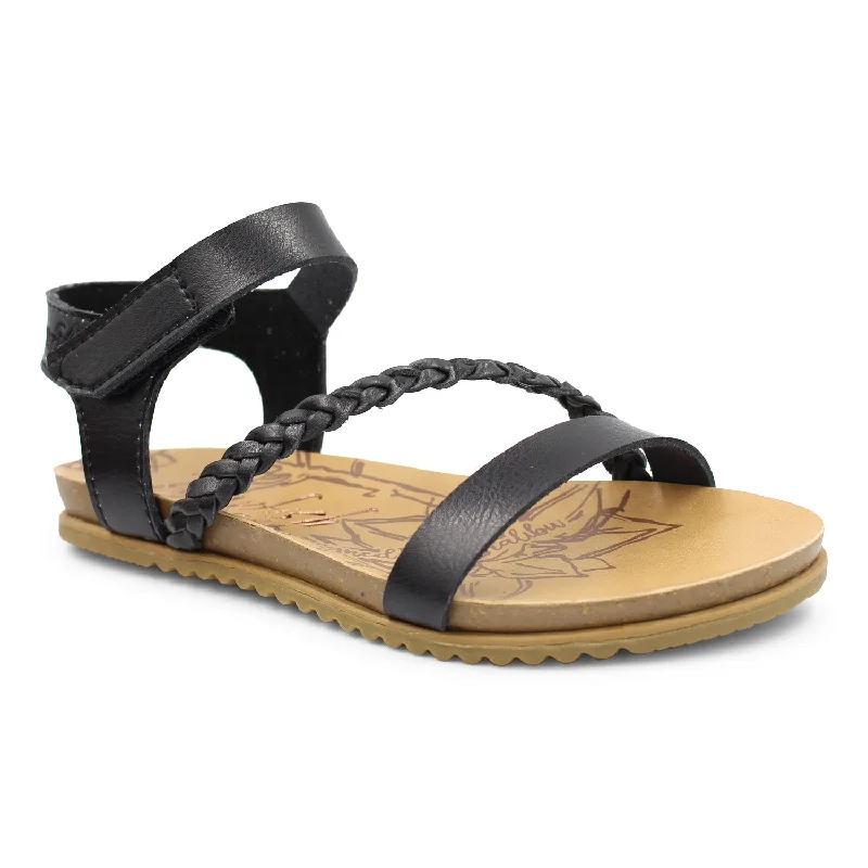 Blowfish Madrigal | Black Big Kid Sandals