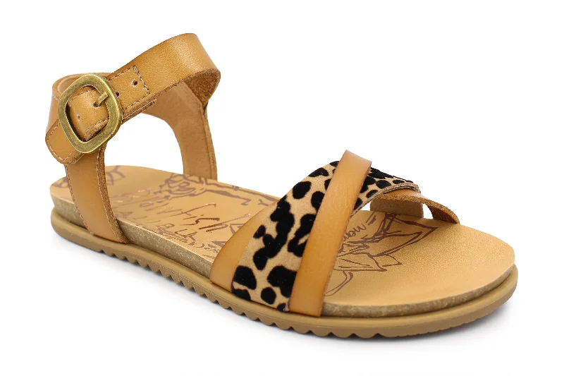 Blowfish Monti | Dyecut/Leopard Kids Sandals