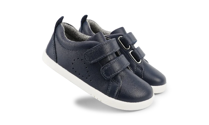 Bobux Grass Court Shoes | I-Walk Velcro | Navy