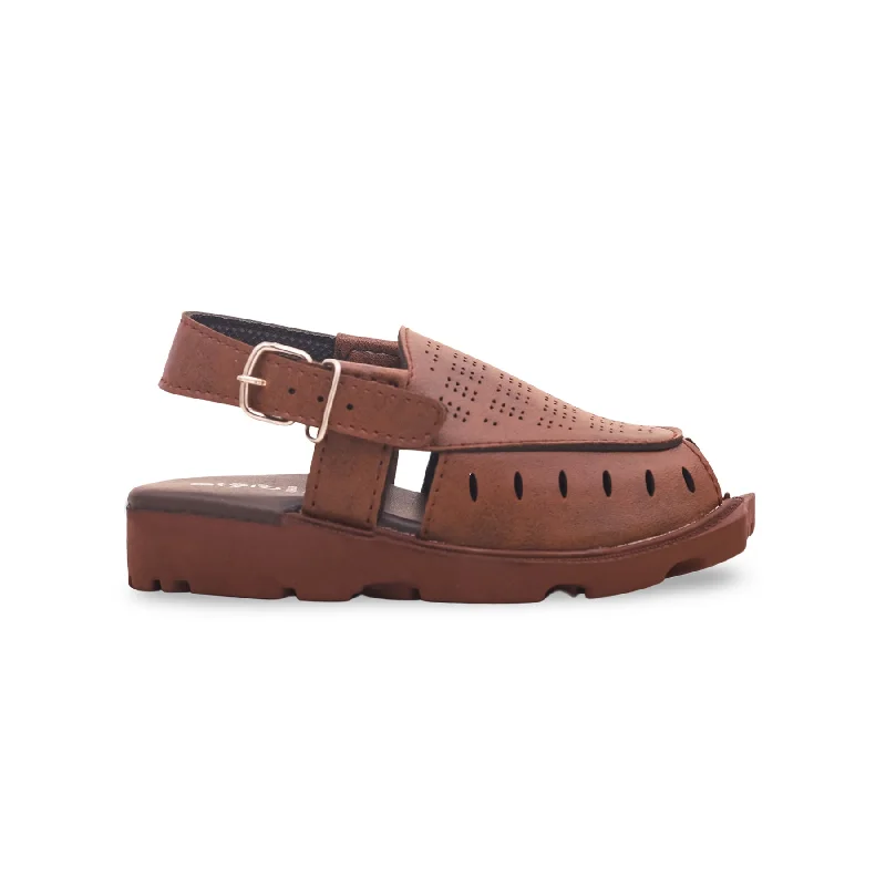 Boys Coffee Peshawari Chappal KD9608