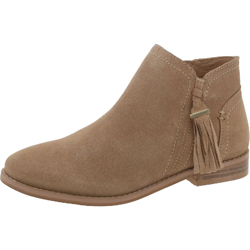 Claire Tassel Bootie Girls Suede Zipper Booties