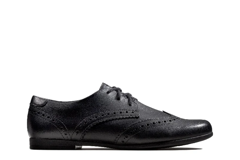 Clarks Scala Lace K Black Leather