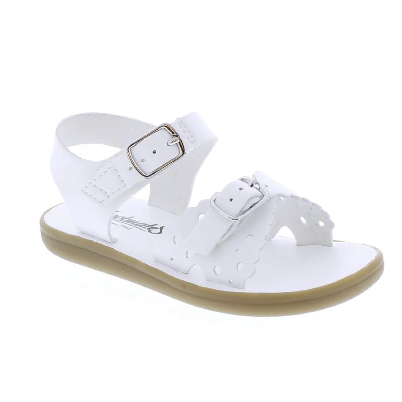 Footmates Eco-Ariel | White Kids & Toddler Sandals