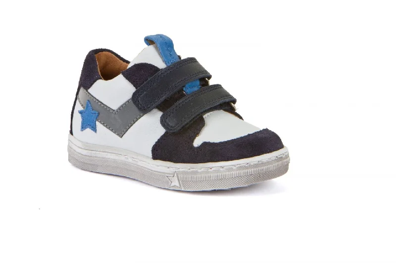 Froddo Dolby | Velcro Trainer | White & Blue