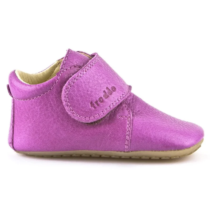 Prewalker Leather Bootie - Fuchsia