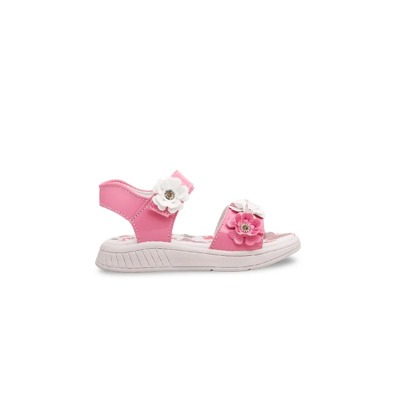 Girls Pink Casual Sandal KD9612