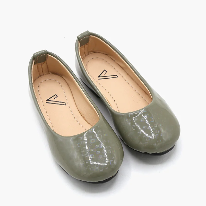 Girls Pumps - Green