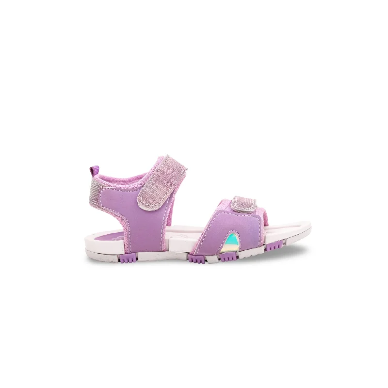 Girls Purple Casual Sandal KD7872