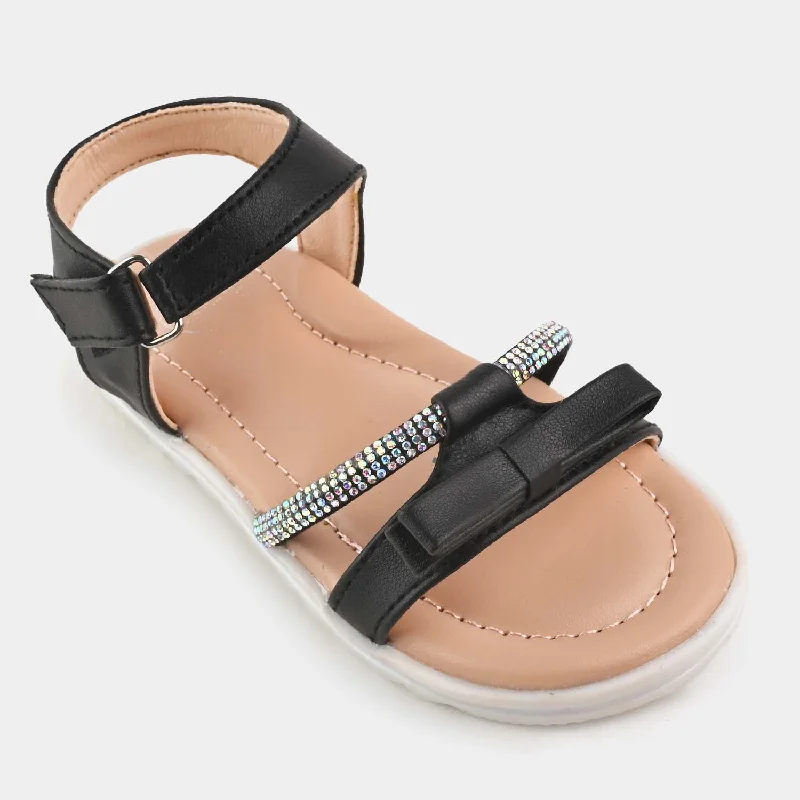 Girls Sandal 1301-BLACK