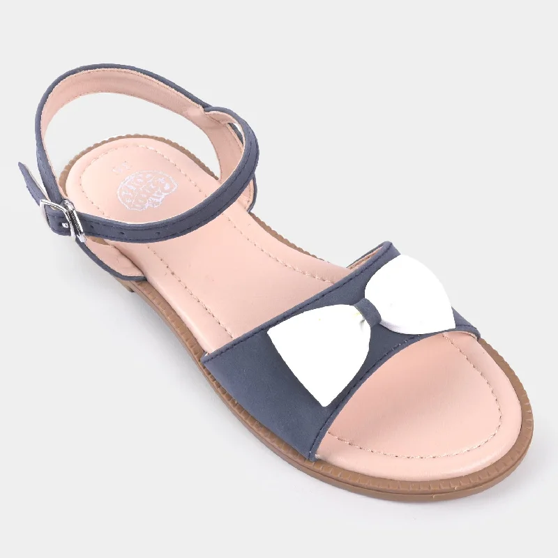 Girls Sandal 456-53-NAVY