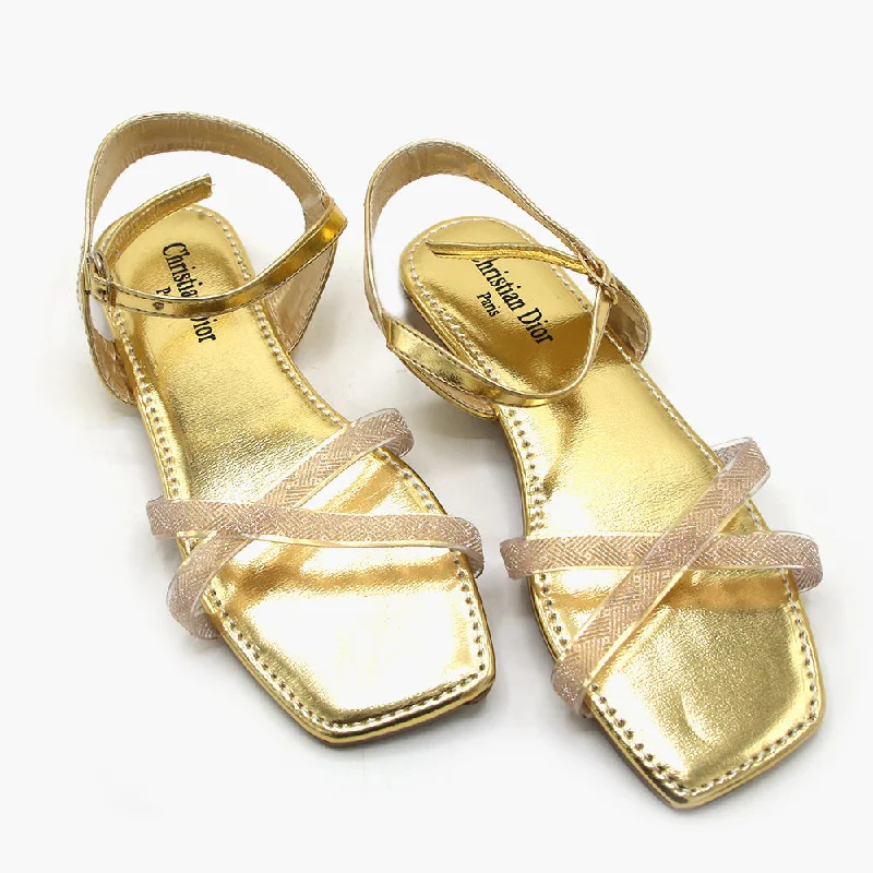 Girls Sandal - Golden