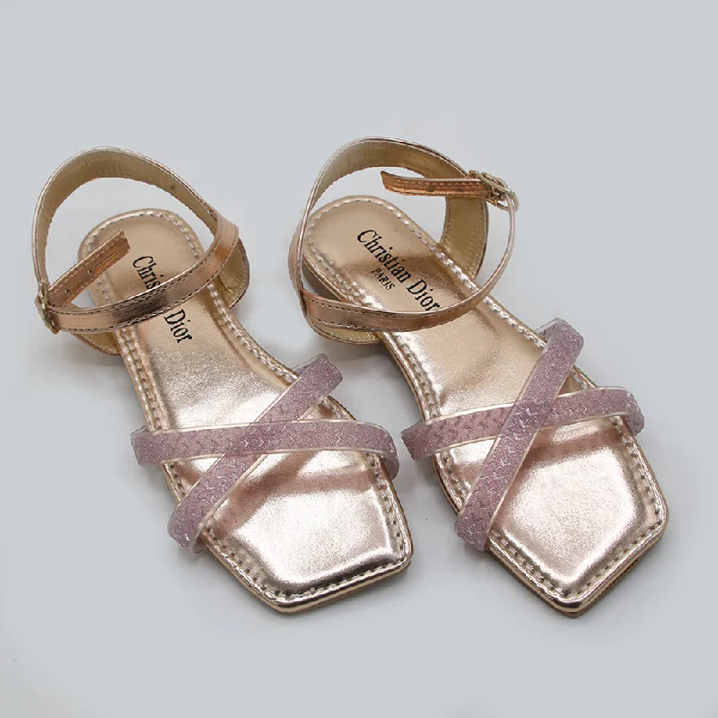 Girls Sandal - Peach