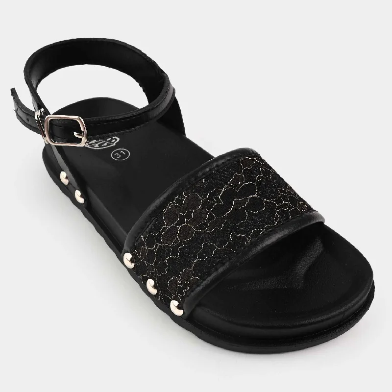 Girls Sandal SA-33-BLACK