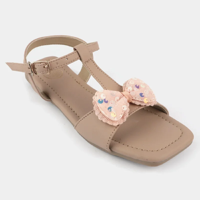 Girls Sandal U-K04-Peach