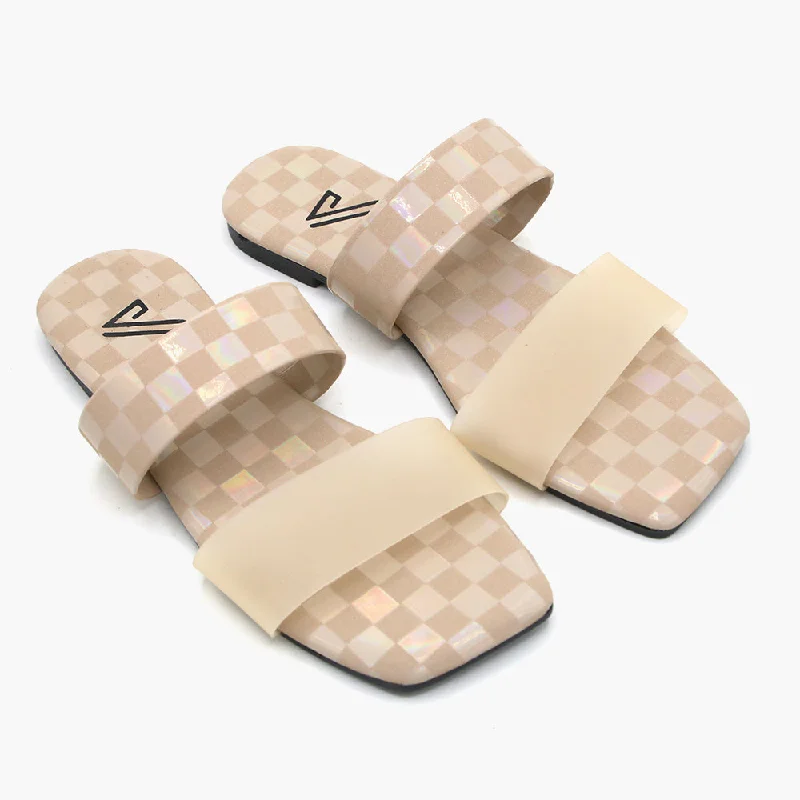 Girls Slipper - Fawn