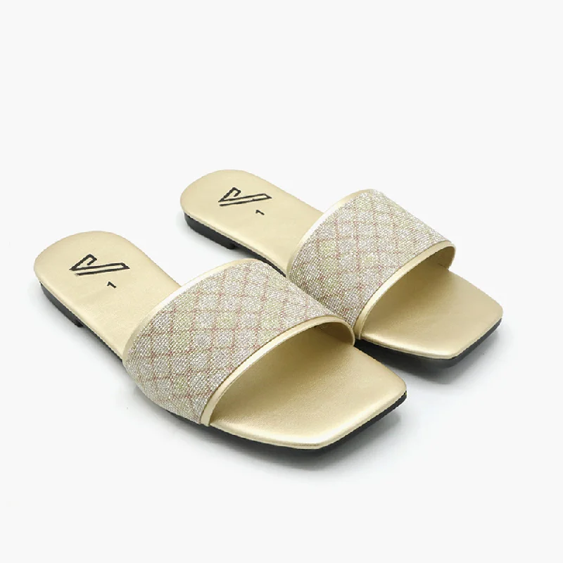 Girls Slipper - Golden