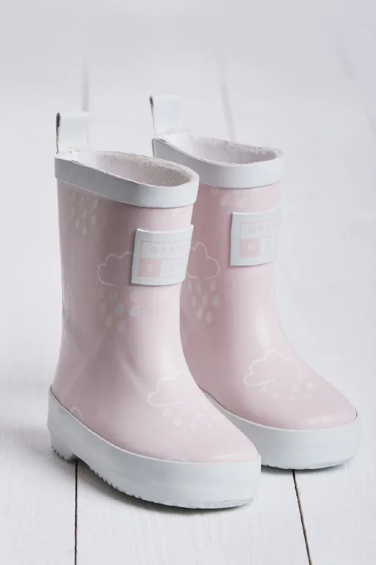 Grass & Air Wellies | Colour Changing | Pale Pink