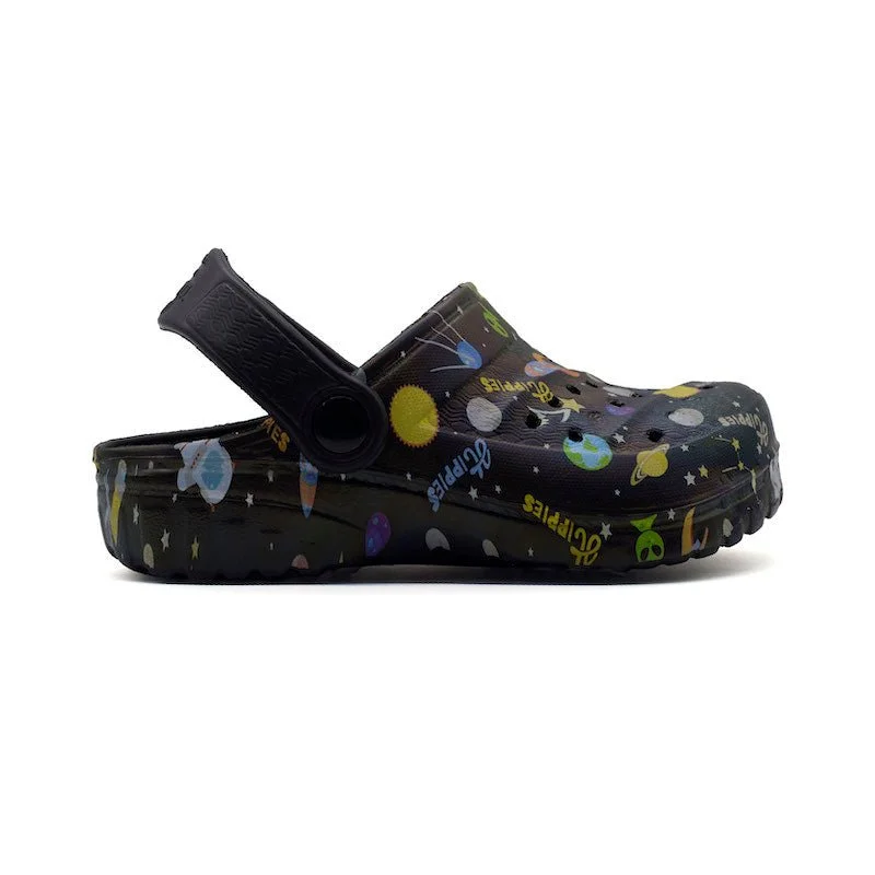 Hippies Print - Black Galaxy