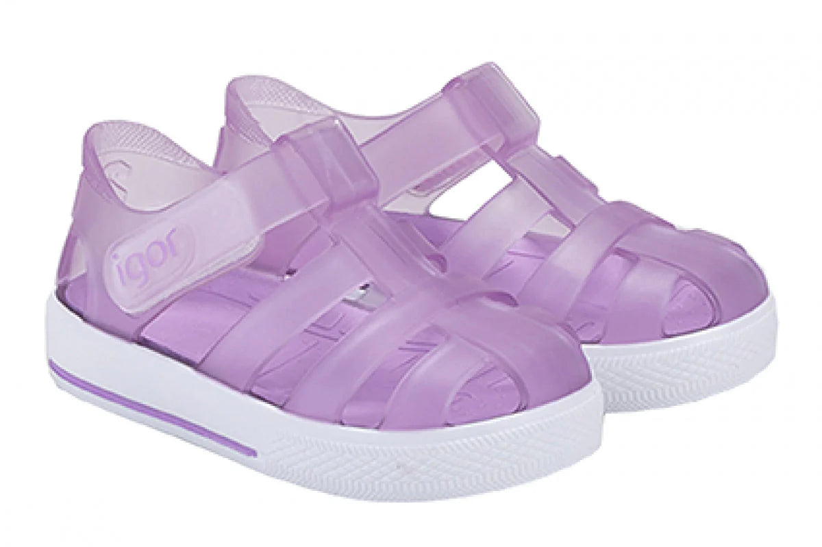 Igor Star | Lilac Transparent PVC Sandals