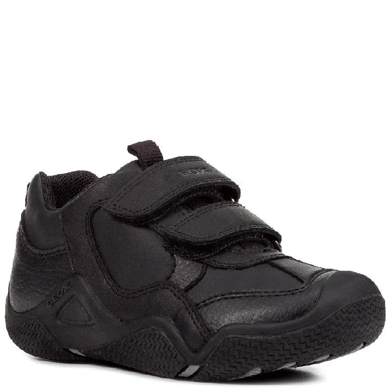 Geox J Wader A Touch Fastening Junior School Shoes