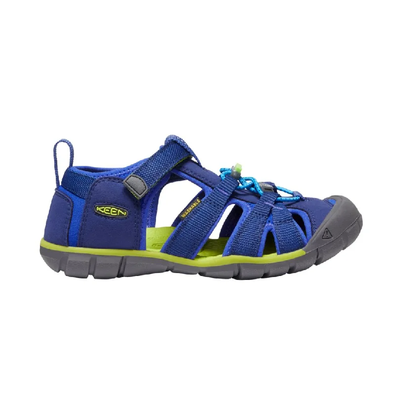 Keen Seacamp II CNX | Blue Depths/Chartreuse Youth Sandals