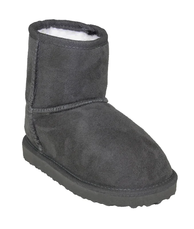 Kids Unisex Faux Suede Boots