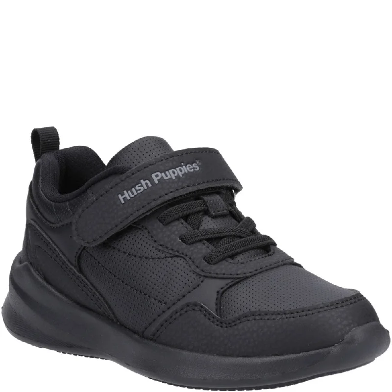 Hush Puppies Marling Bungee Lace Junior School Shoes