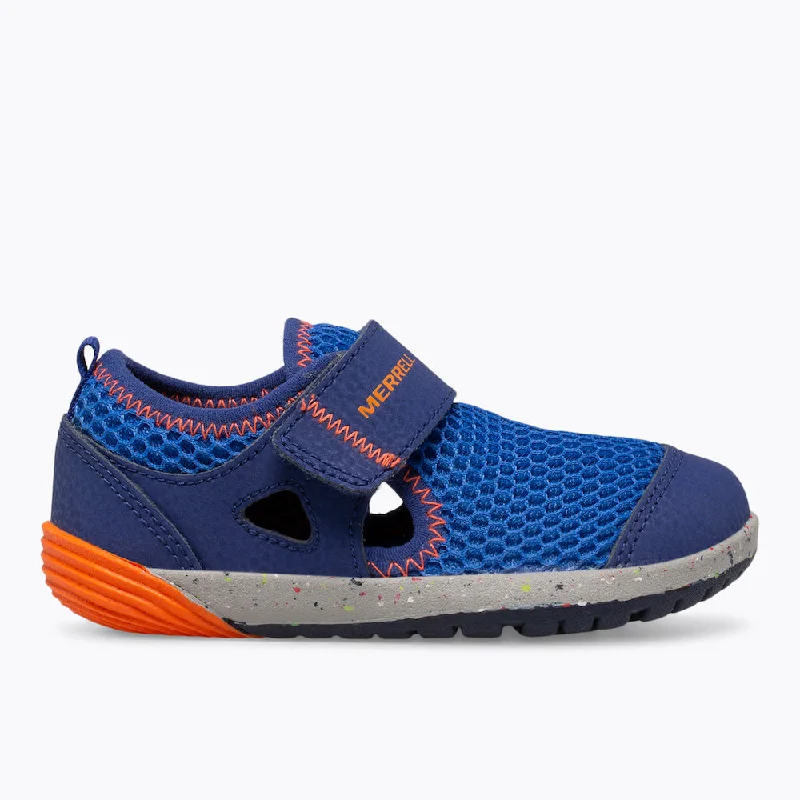 Merrell Bare Steps H2O | Blue/Orange Toddler Water Shoes