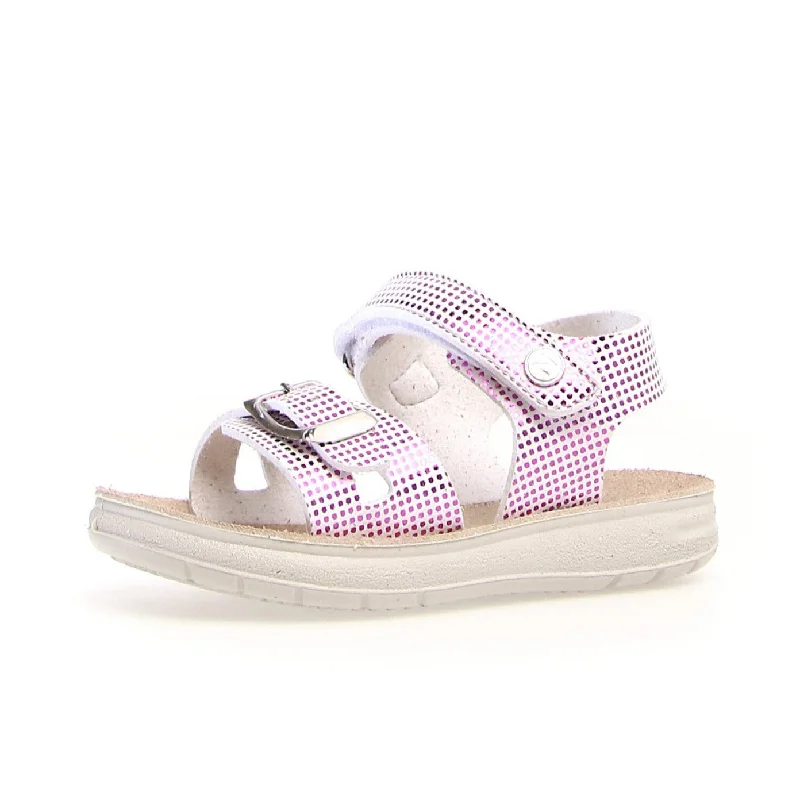 Naturino Kimama Bjorn | White/Fuchsia Kids Sandals