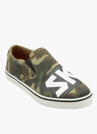 Next Boys Camo Skills Slip-Ons