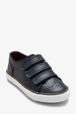 Next Navy Strap Baby Boys Brogue Shoes