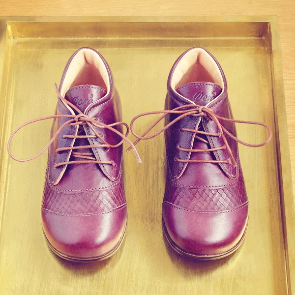 Ocra Girls Plum Derby