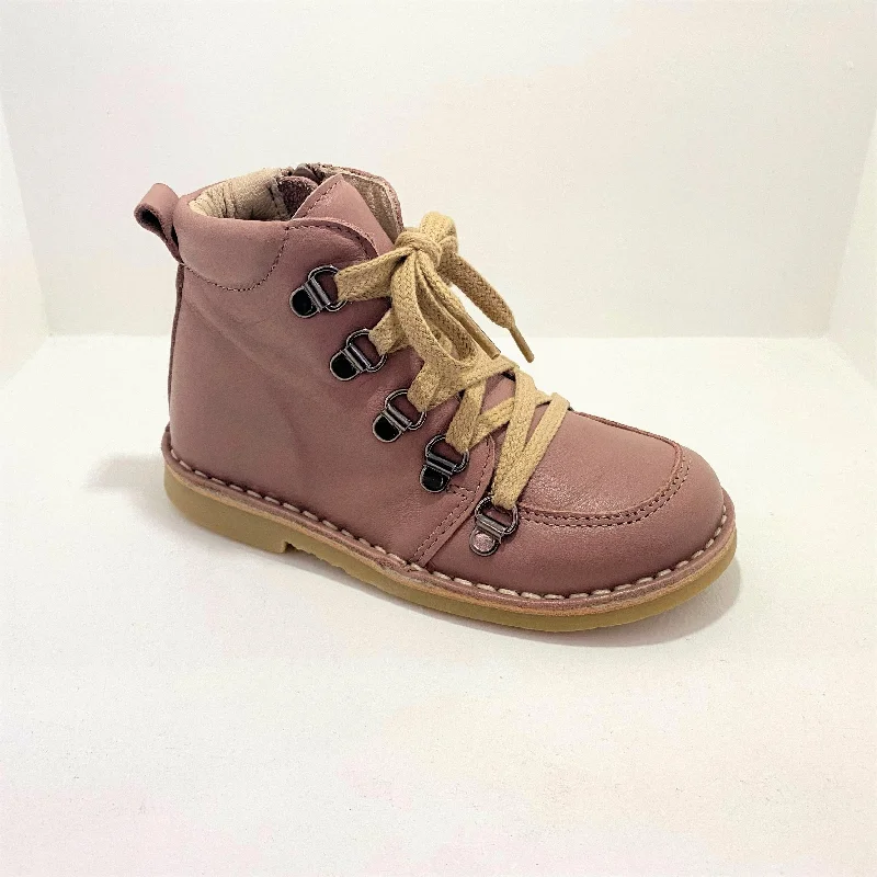 Petasil Kent | Lace Hiking Style Boots | Pink Panama Savana