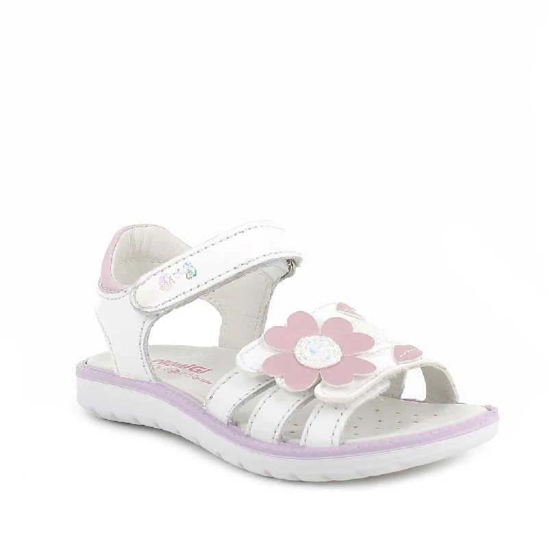 Primigi Classic Breeze | Daisy Flower White/Lavender Sandals