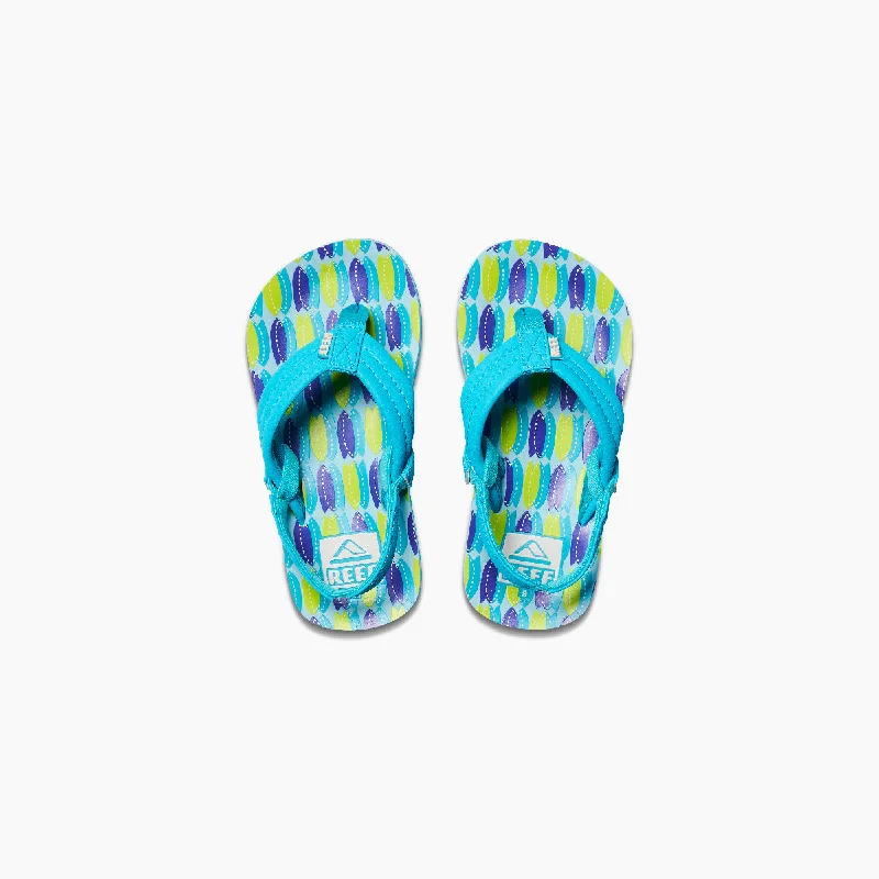 Reef Little Ahi | Blue Fish Little Kids Sandals