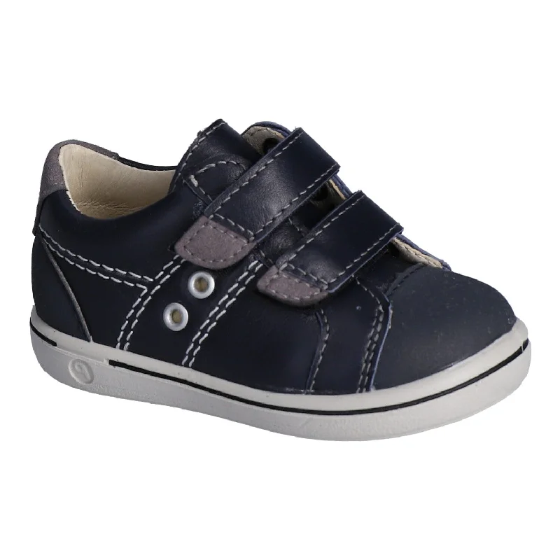 Ricosta Nippy | Leather Velcro Shoes | Navy