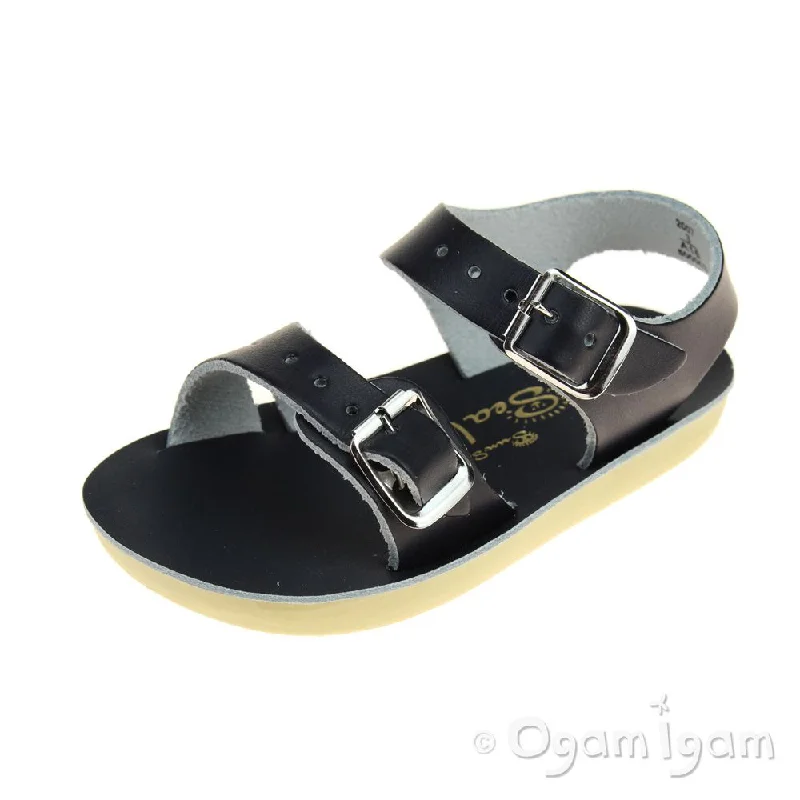 Salt-Water Seawee Girls Boys Navy Sandal