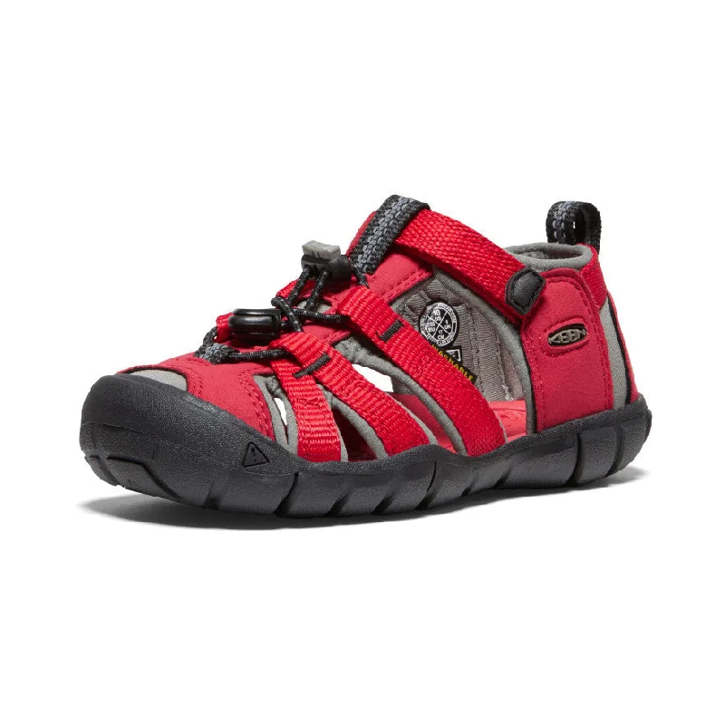 Keen Seacamp | Red/Gargoyle Child Sandals