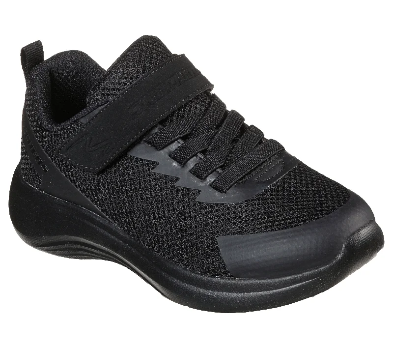 Skechers Selectore Dorvo Black School Trainer