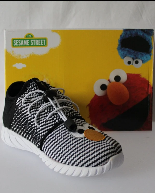 Sesame Street Elmo Black Boys Sneakers