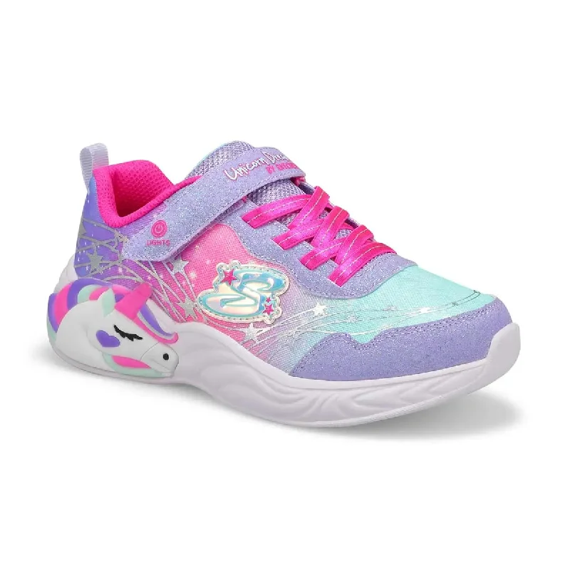 Youth Girls'S-Lights: Unicorn Dreams - Lavender/Hot Pink | Skechers