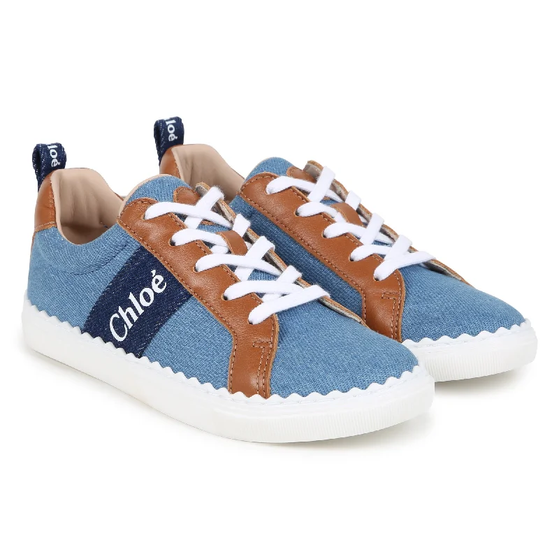 Chloe Denim Blue Sneaker