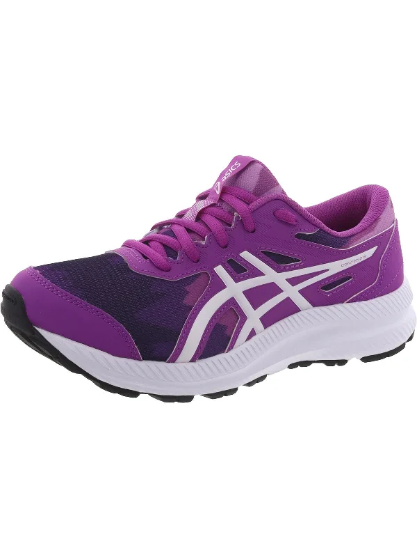 Contend 8 GS Girls Adjusable Lightweight Athletic and Training Shoes