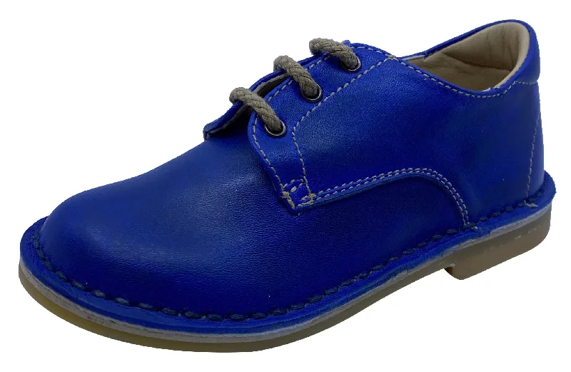 Eureka Boy's and Girl's Bluette Handcrafted Leather Oxford