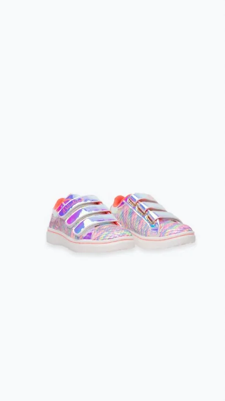 Girl's - Reversible Sequin Sneakers In Multi