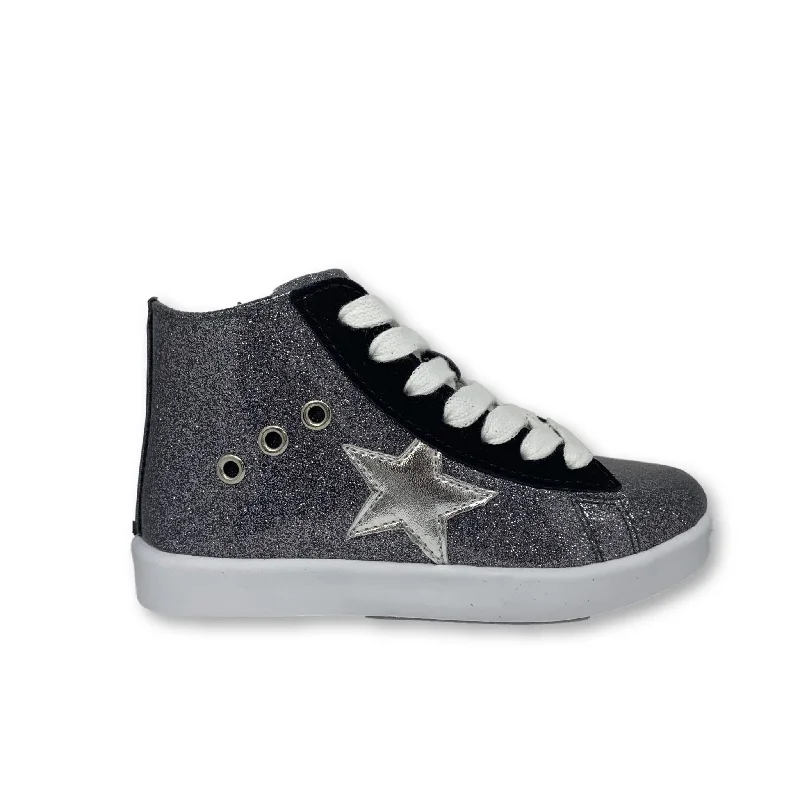 Hoo Glitter Star High Top Sneaker