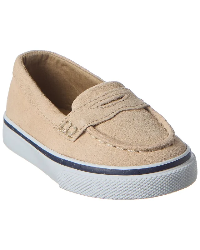 Janie and Jack Suede Penny Loafer Sneaker