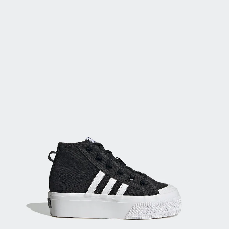 Kids' adidas Nizza Platform Mid Shoes